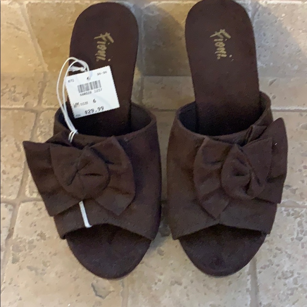 Fioni Dark Brown Suede Open Toed High Heels